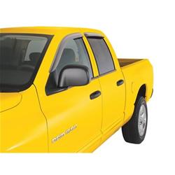 AVS Smoke In-Channel Vent Visors 02-09 Dodge Ram Quad Cab